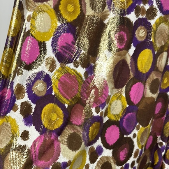 Green and White Sleeveless Mini Sundress - Picture 3 of 8